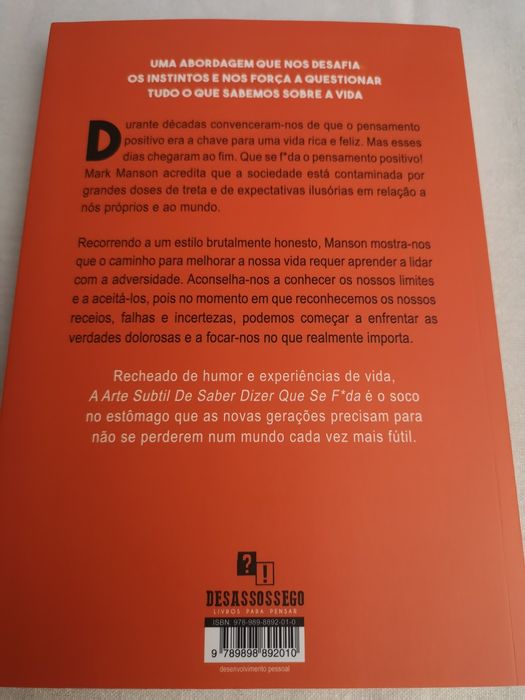 The Subtle Art of Not Giving a F*ck - Mark Manson64575357080835121