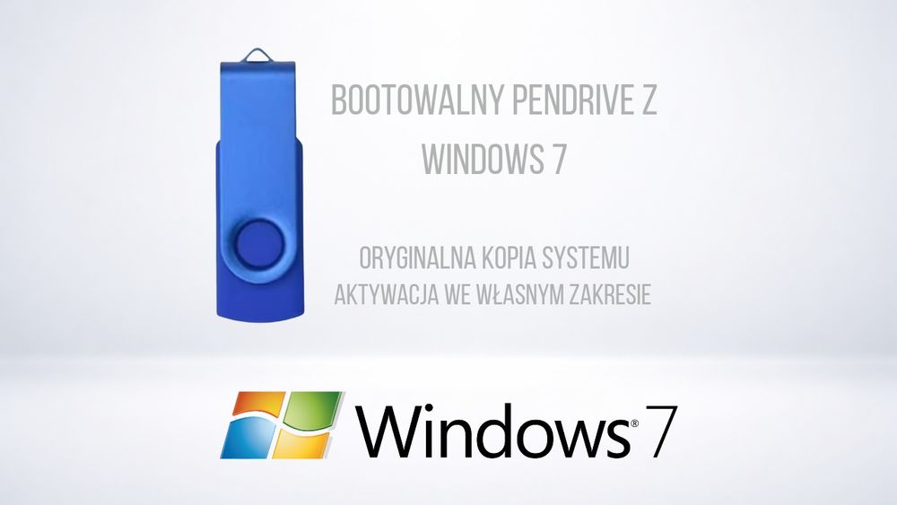 Bootowalny Pendrive z Windows 11/10/8/7/Vista lub XP usb z instalatore
