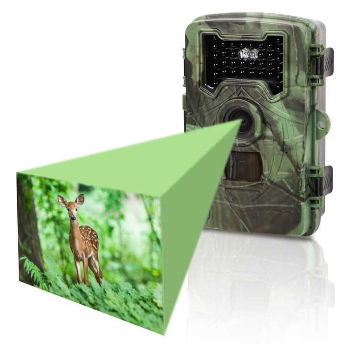 ZESTAW Fotopułapka 1080p kamera myśliwska leśna wodoodporna DIODY IR