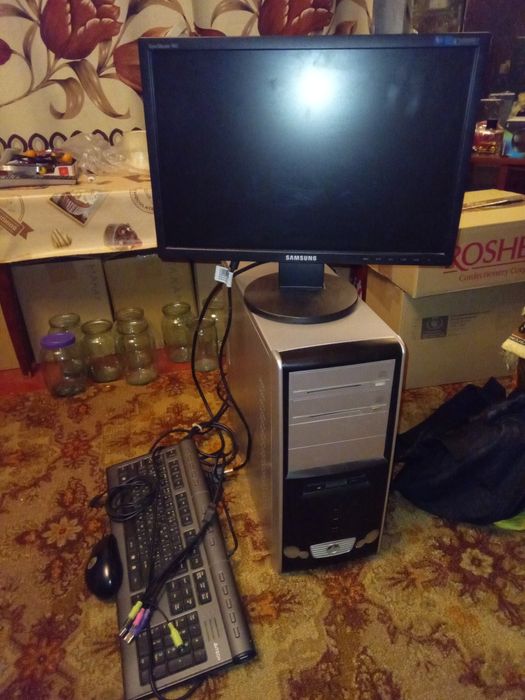 Компьютер в сборе AMD X2 Dual core B-2300 1,9 GHz (пам.4/128)