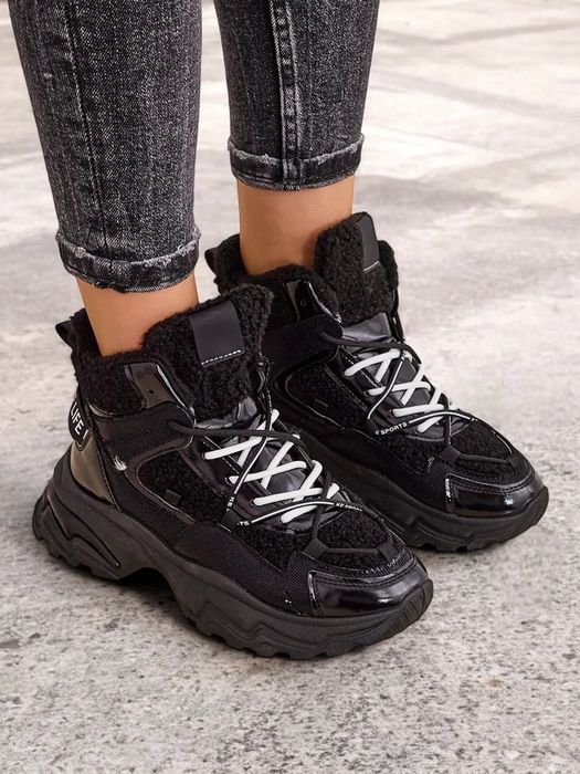 2 KOLORY 36 37 38 śniegowce 39 40 sportowe sneakersy zimowe kożuszek