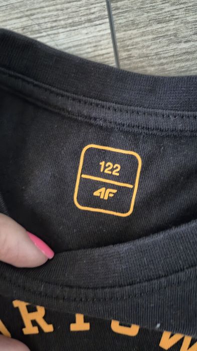 Koszulki tshirt zestaw 4F 122 czarna brązowa