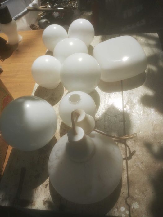 Stare lampy klosze zyrandole loft industrial vintage retro pewex prl