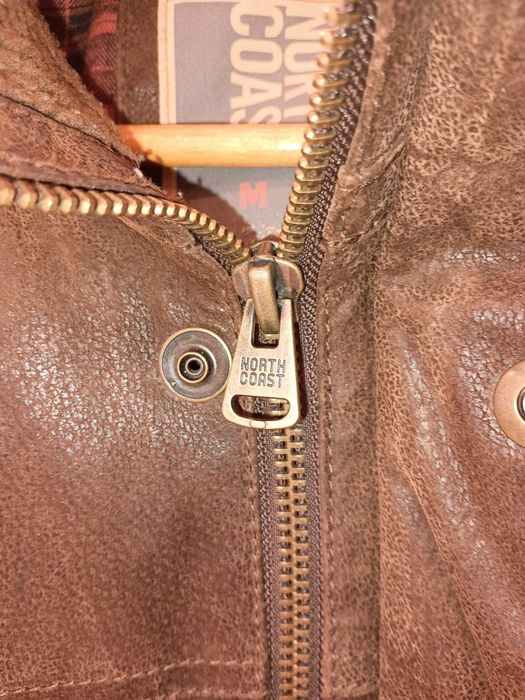 Kurtka skórzana męska