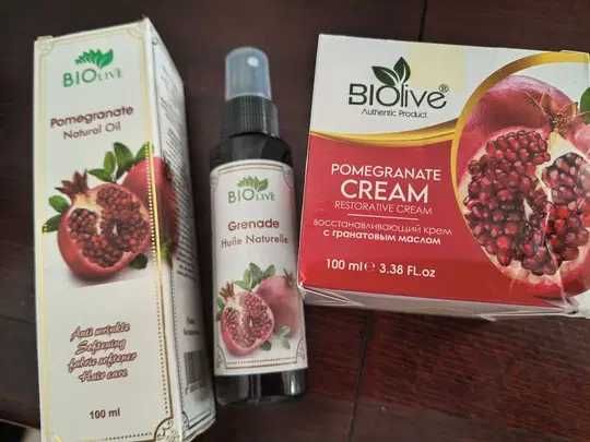 Olejek i krem z granata Tunezja nowe olejki