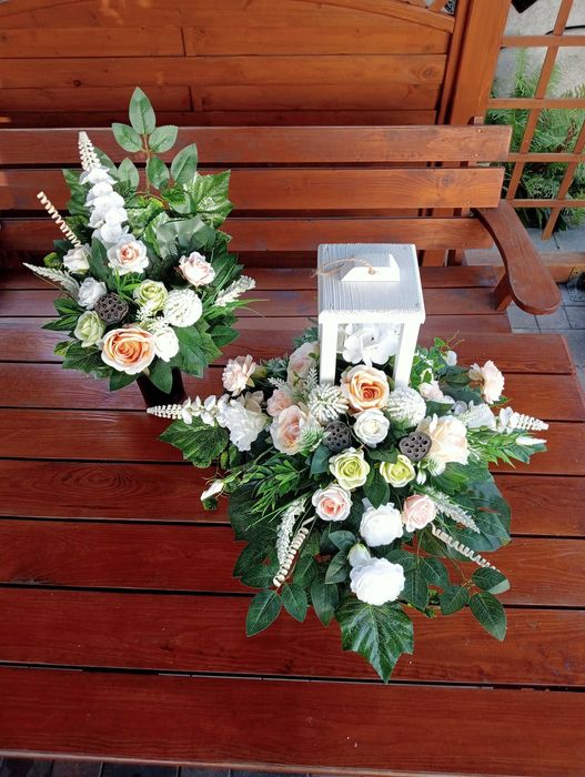 Wiązanka do wazonu na cmentarz