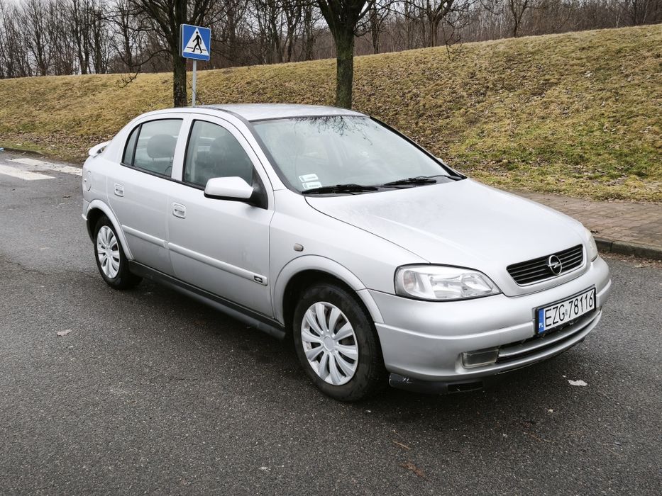 Opel Astra G 1.4 benzyna + LPG 2003r Hak, czujniki parkowania.