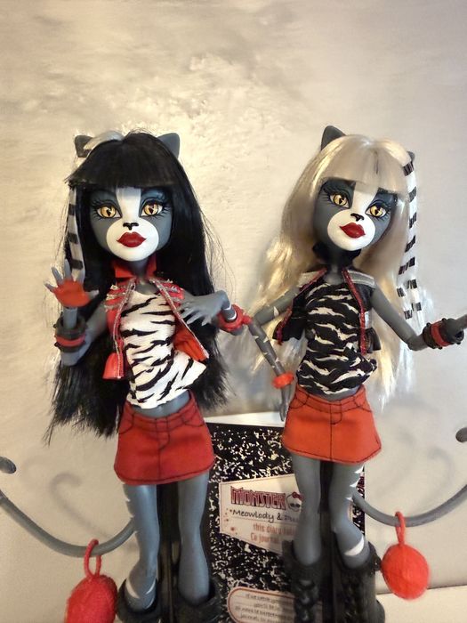 Lalki Monster High - Meowlody i Purrsephone