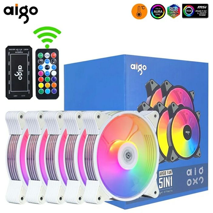 Набор кулеров для корпуса ПК aigo AR12 + пуль и конт: 750 грн ...