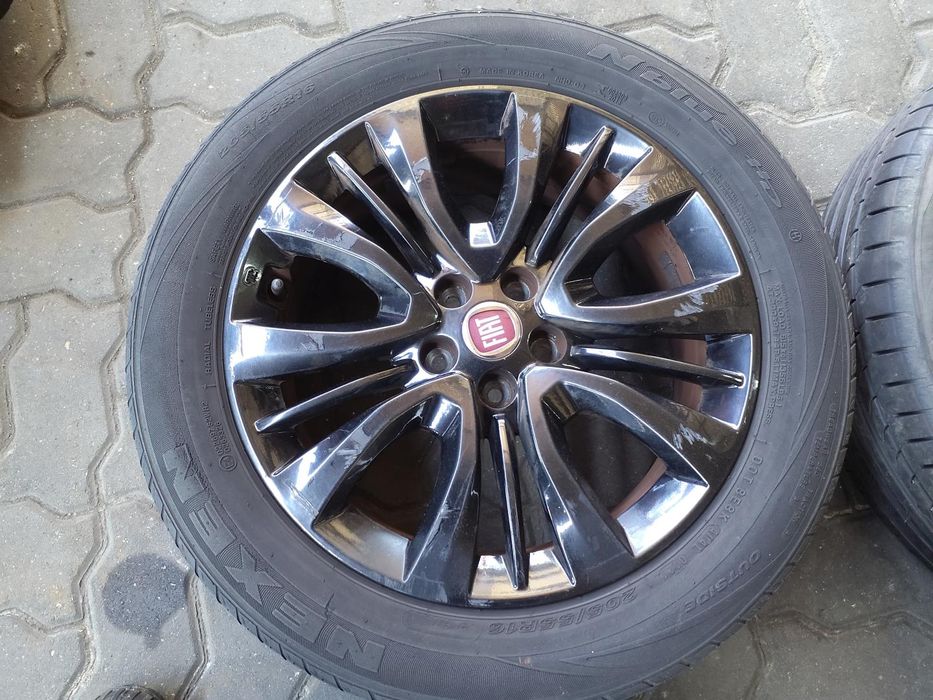 Jantes Fiat R16 Com Pneus 205/55 Furação 5X98