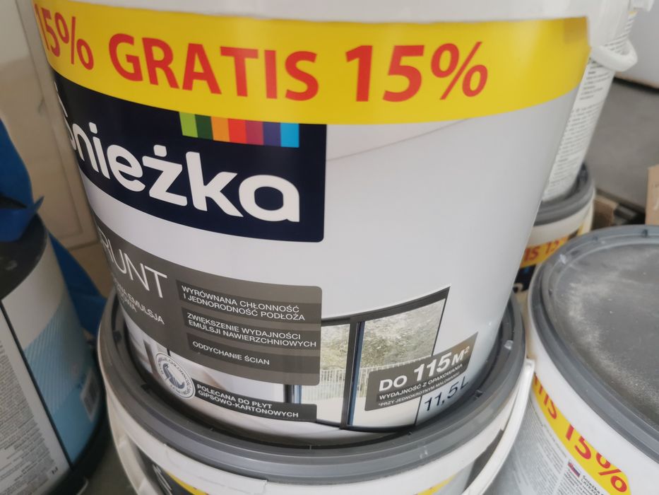 Śnieżka grunt podkładowa 11.5l