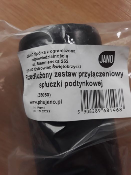 Zestaw do montażu WC przedłużony