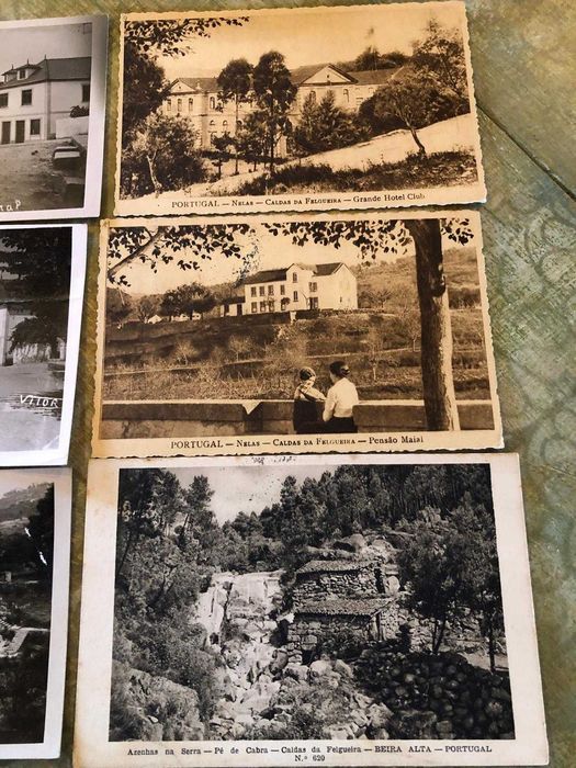 Postais antigos de Caldas da Felgueira, preço por postal