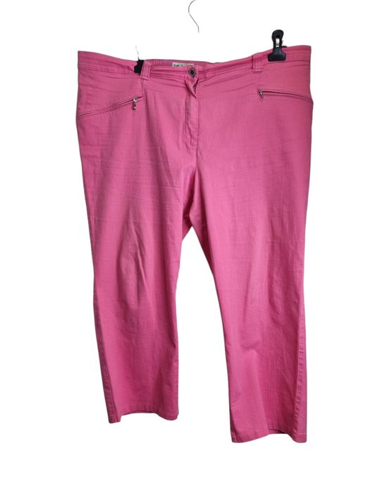 Różowe spodnie ulla popken rozmiar 50