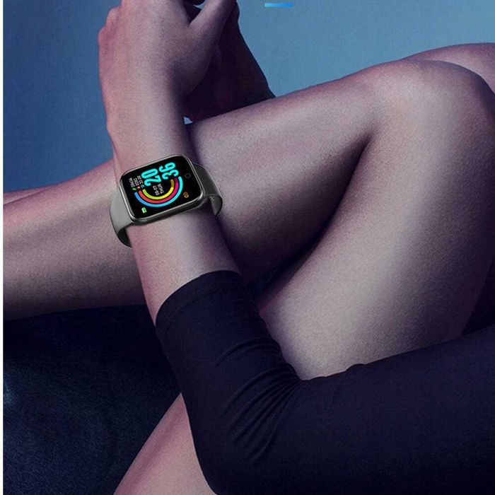 DAMSKI zegarek smartwatch dla kobiety sportowy różowy smartband żeński