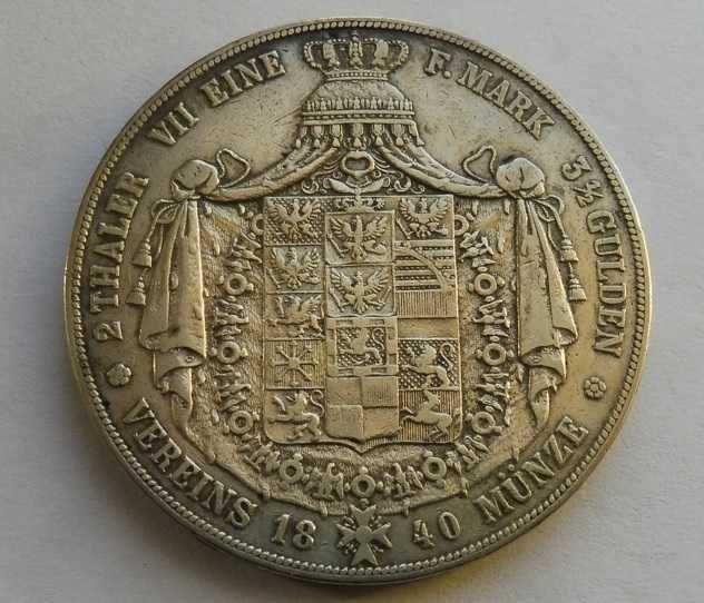 Prusy - 2 talary 1840