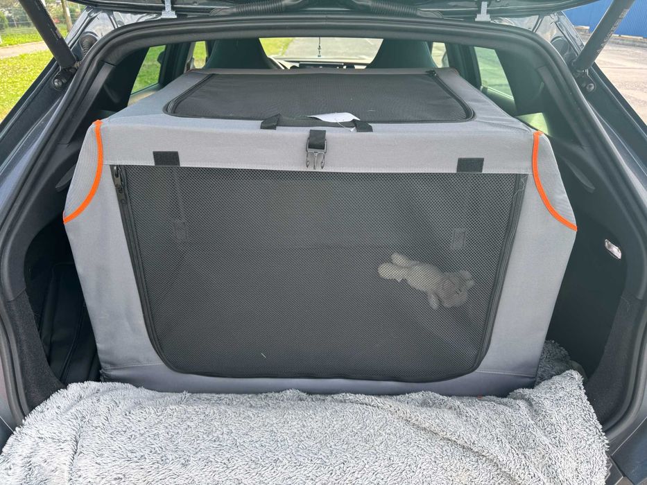 Knuffelwuff Składana skrzynia transportowa dla psów z aluminiową ramą