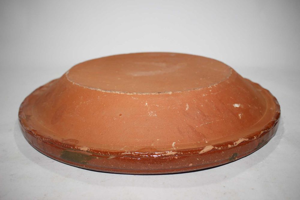 Antigo Prato / Pratão - Peixe e Flores - Barcelos - Pintado á mão