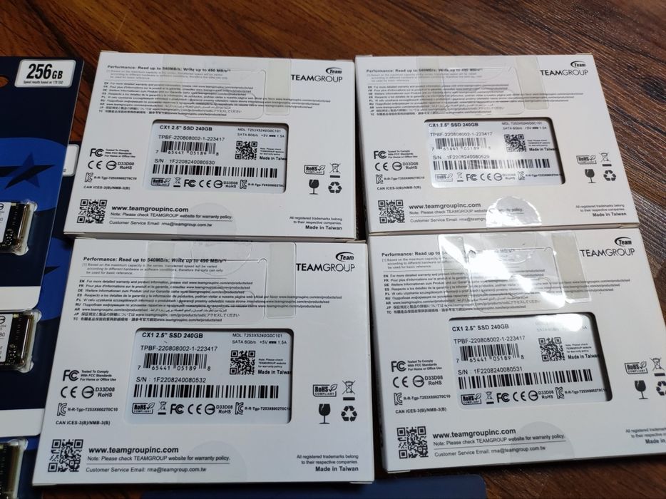 Ssd Sata, m2 , team 240-256 gb, 512
