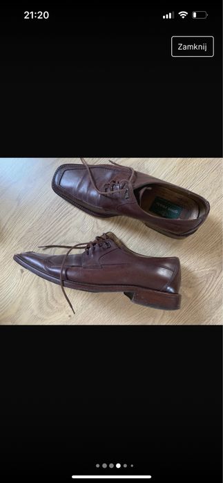 Eleganckie buty gino rossi brązowe skóra naturalna 39