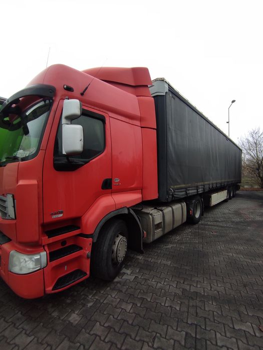 Zestaw Renault premium dxi 460 z naczepą kogel 2012r -zestaw