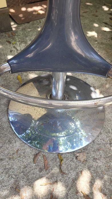 2 Bancos Elevatórios Tipo Bar Metal Plástico