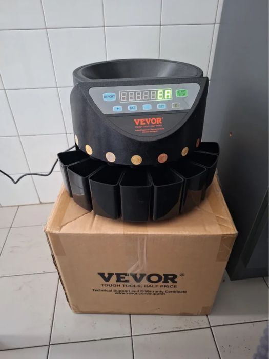 Maquina Separar e Contar Moedas Euro