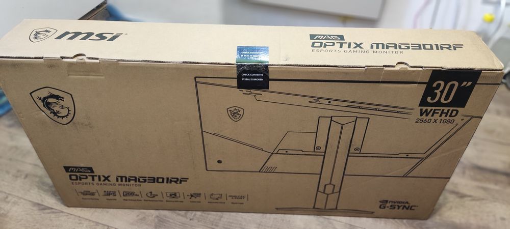 Монітор MSI OPTIX MAG301RF 200Hz IPS 1ms (НОВИЙ)