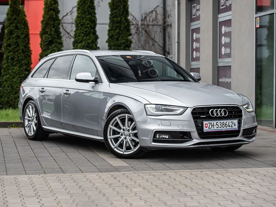Audi A4 Avant 2.0TDI 190KM 4x4 Panorama Alcantara B&O Grzane Fotele Navi TempomatACC