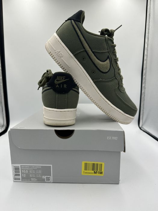 Sneakersy niskie zielone unisex Nike Air Force 1 44,5