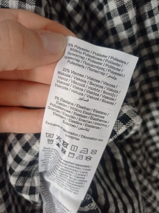 Sukienka na Święta z kołnierzem,w pepitkę