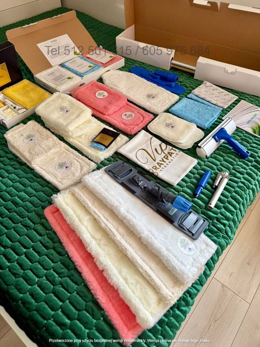 Nowy zestaw o wart 5961 zł do sprzątania bez chemii Nanosrebro Raypath