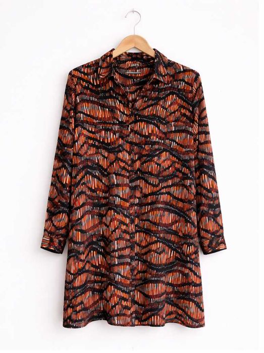 Długa koszula / tunika Papaya - XL/42/14 – wzorzysta