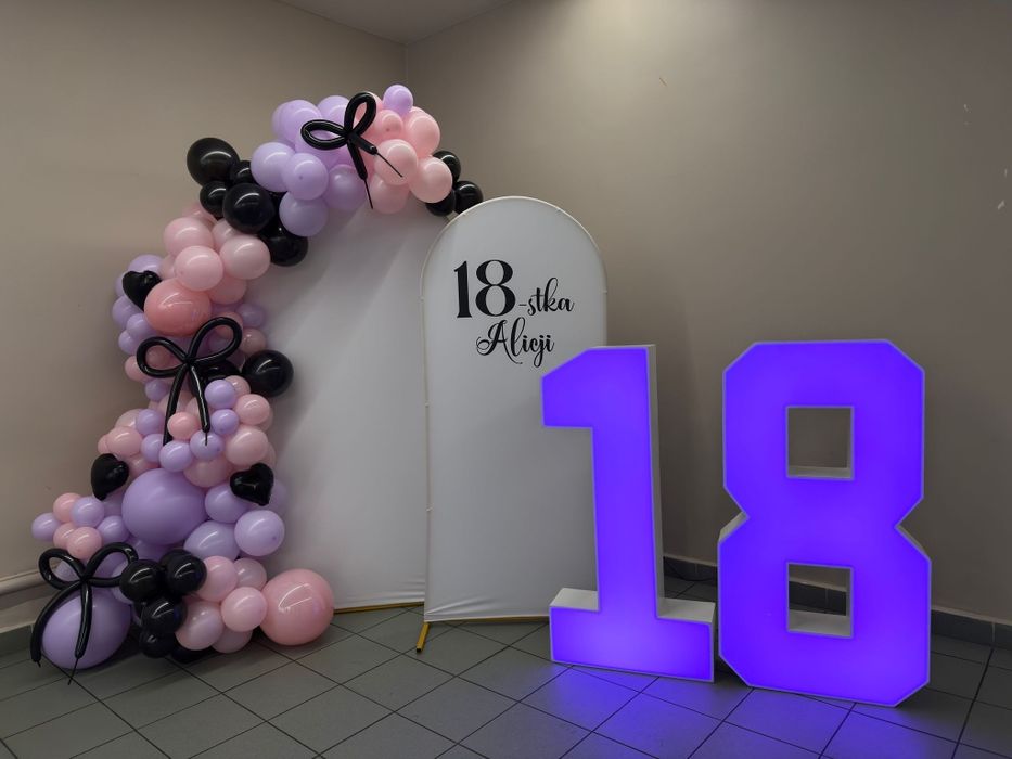 Cyfra led 18 Wynajem NA URODZINY