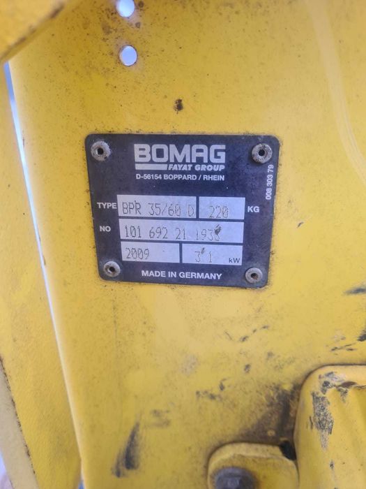 Zagęszczarka  Bomag BPR 35/60D Wacker Weber Ammann
