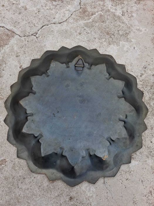 Raro Prato Egípcio de Coleção Anos 60/70 - Cobre e Latão Gravado