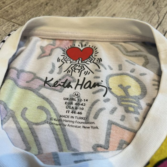 Biała męska koszulka Keith Haring designer t-shirt