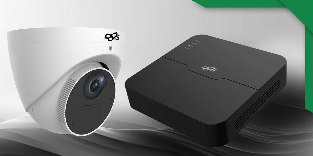 Monitoring IP PoE 5Mpx 4 czarne kopułki AI mikrofon dom sklep biuro IR