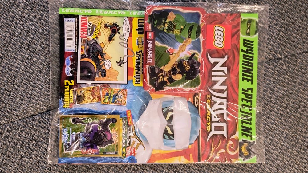 Zestaw 4 czasopism LEGO Ninjago Legacy z puszką wysyłka olx