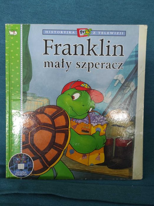 Książka Franklin mały szperacz, duże litery, piękne ilustracje
