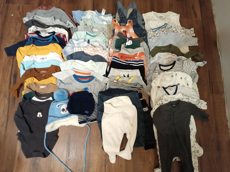 Mega paczka ubranek dla chłopca r. 62