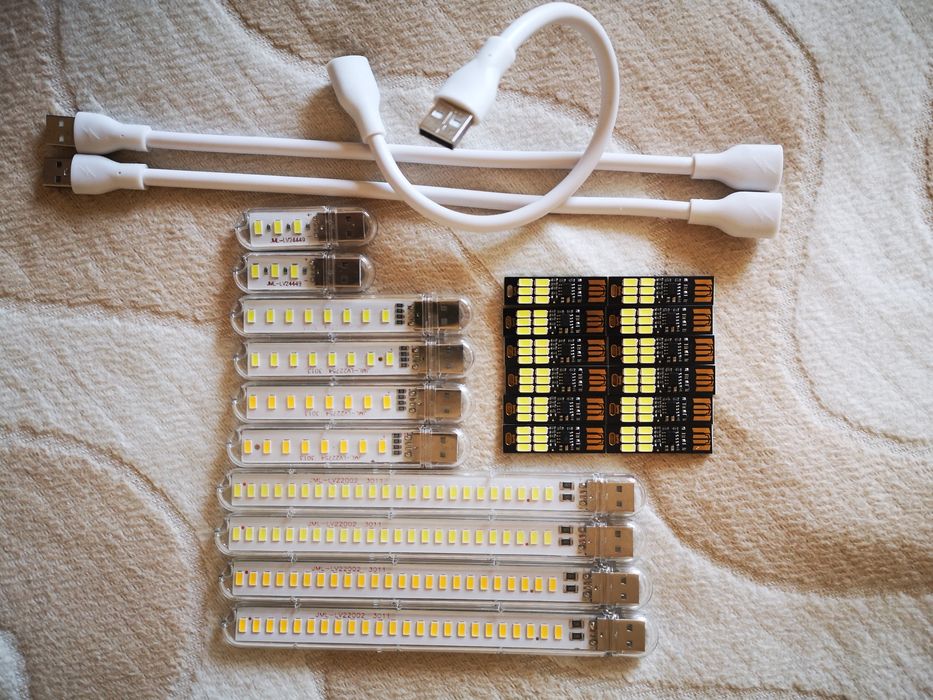 USB Фонарик ЮСБ, LED лампа, светильник LED, фонарик флешка