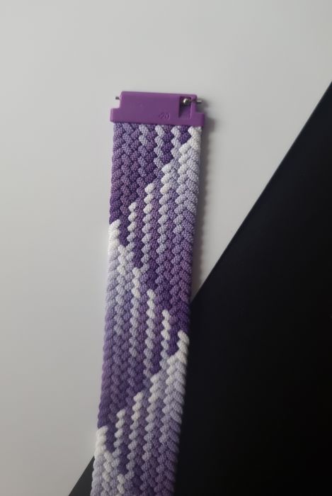 Pasek plecionego materiału 20 mm do zegarka Samsung, Huawei, Amazfit,