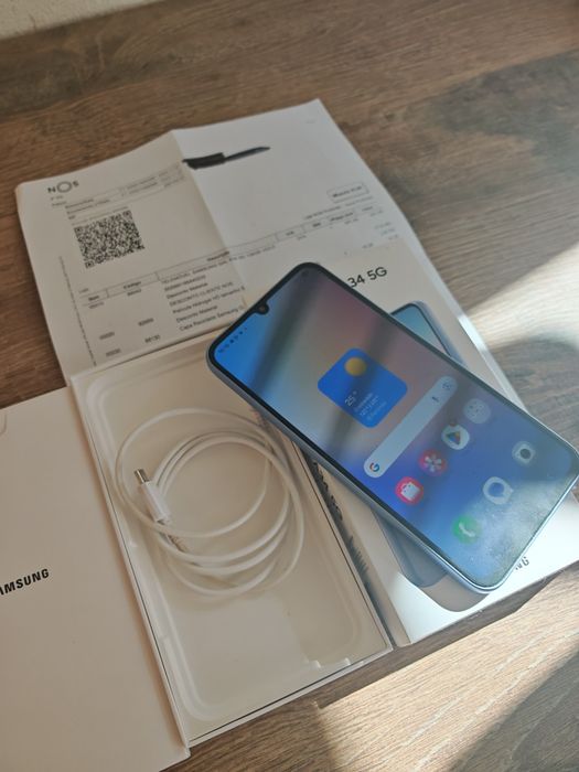 Samsung A34 5G 6GB/128GB Dual Sim Violeta Seminovo C/Garantia