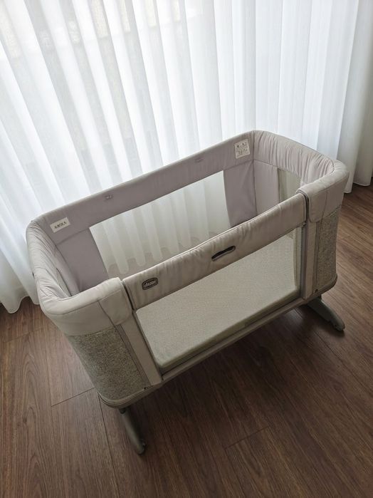 Berço Co-Sleeping Chicco Next2Me + Resguardo Impermeável + 3 Lençóis