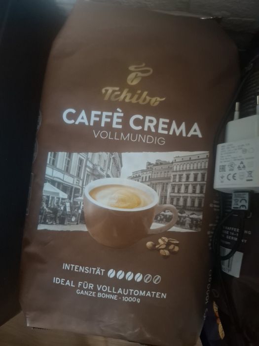 Kawa ziarnista tchibo cafe crema vollmundig