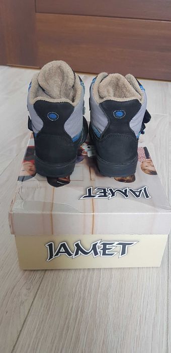 Buciki zimowe, skórzane Jamet, r. 23 POLECAM