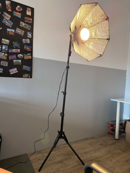 OŚWIETLENIE STUDYJNE LED 85W Fotograficzne Soonpho SOFTBOX Składany