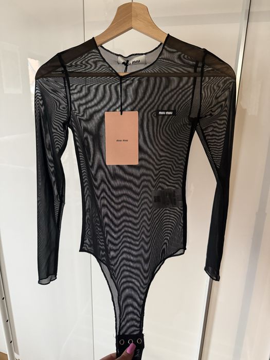 Prześwitujące body nowe XS