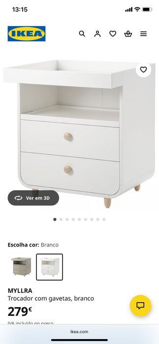 Trocador/ cómoda MYLLRA Ikea